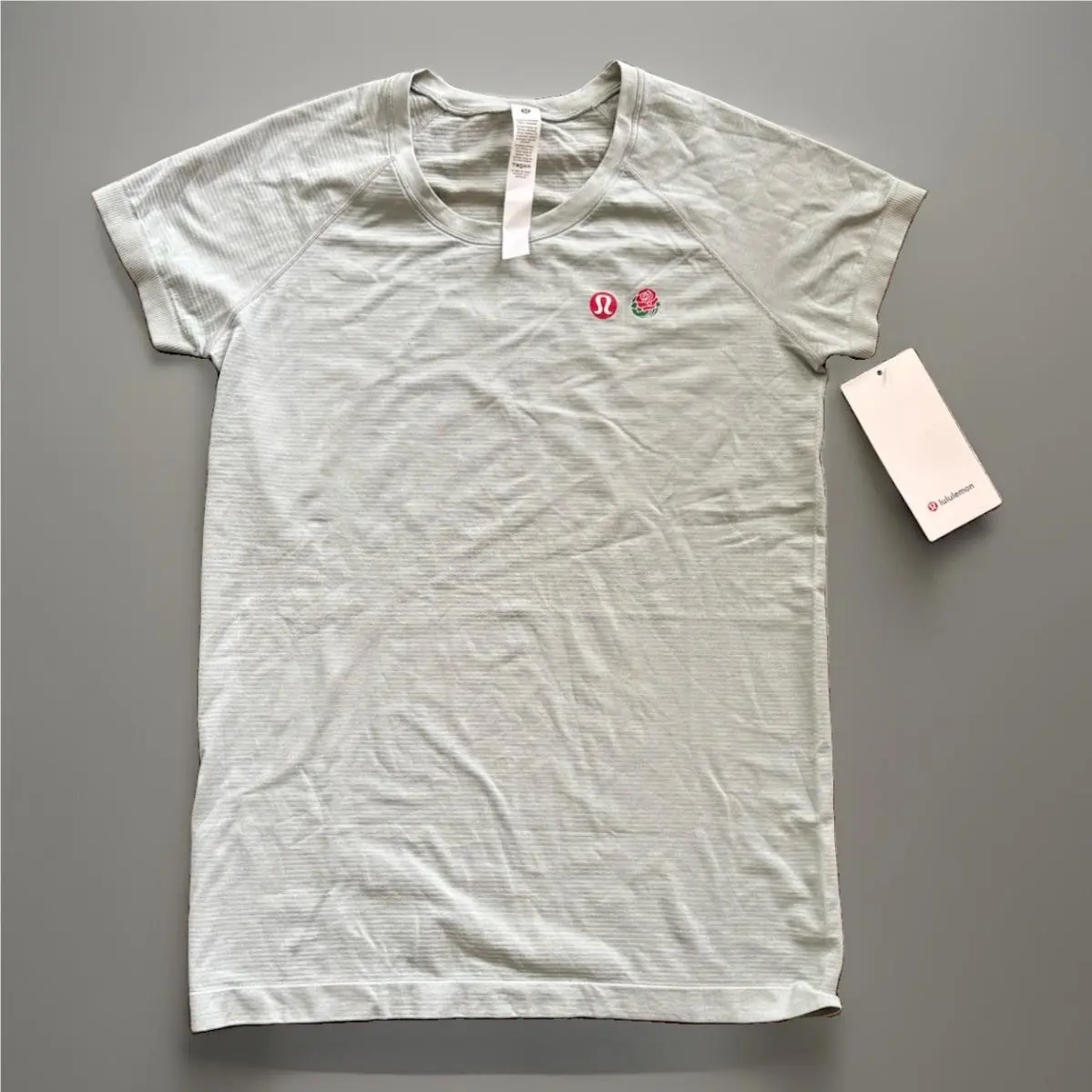 Lululemon Rose Bowl Collab - Swiftly Texh Short Aleeve Shirt Size 10