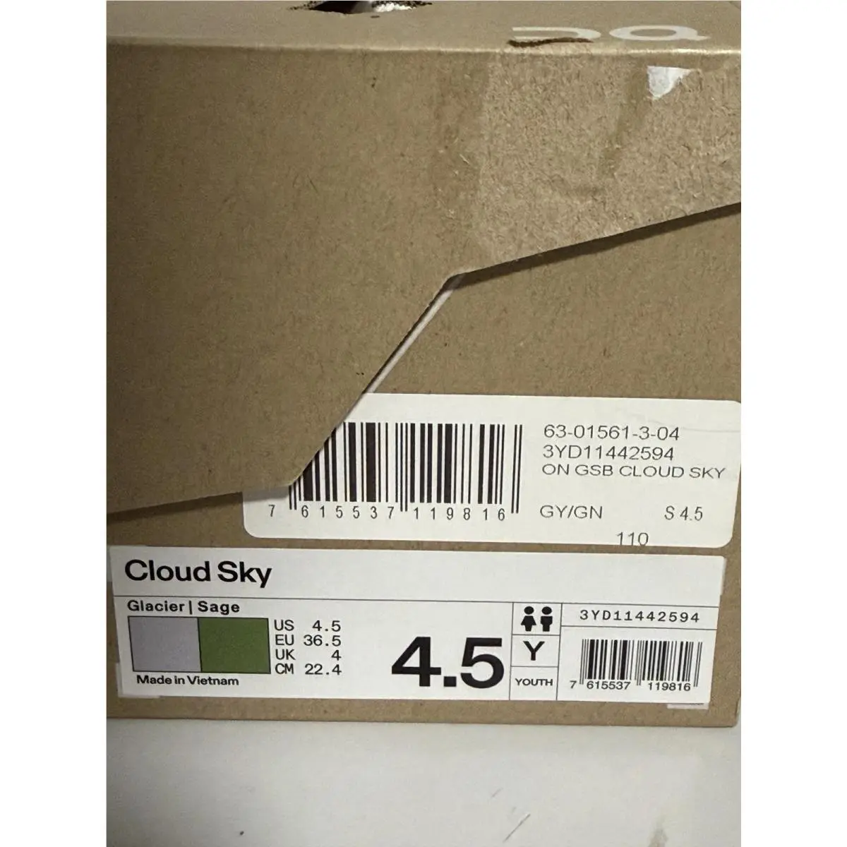 On-Running shoes - 3YD11442594 - 3YD11442594 - Glacier Sage 4