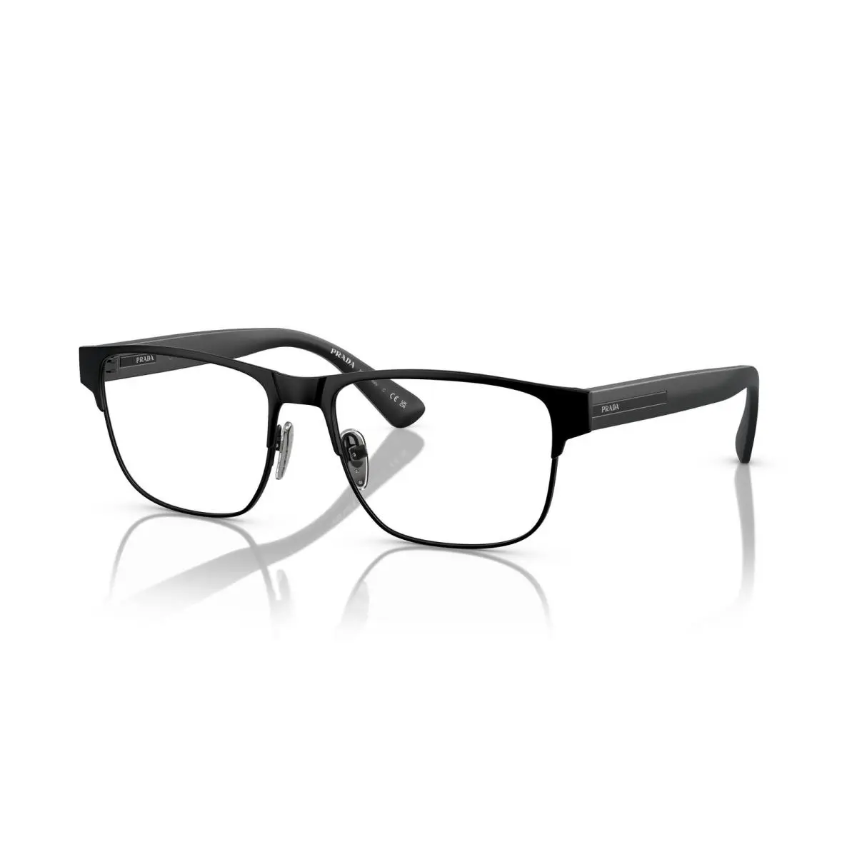 Prada 57ZV Eyeglasses 1BO1O1 Black