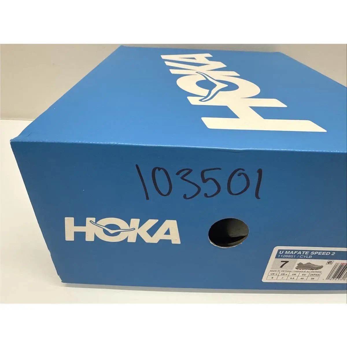Hoka shoes - U Mafate Speed 2 - Mafate Speed - 1126851/CYLB - Gray 7