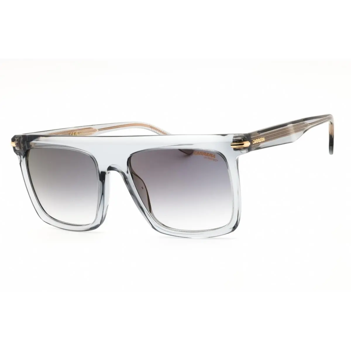 359 S KB7 FQ Sunglasses Gray Frame Gray Gold Lenses 56mm by Carrera