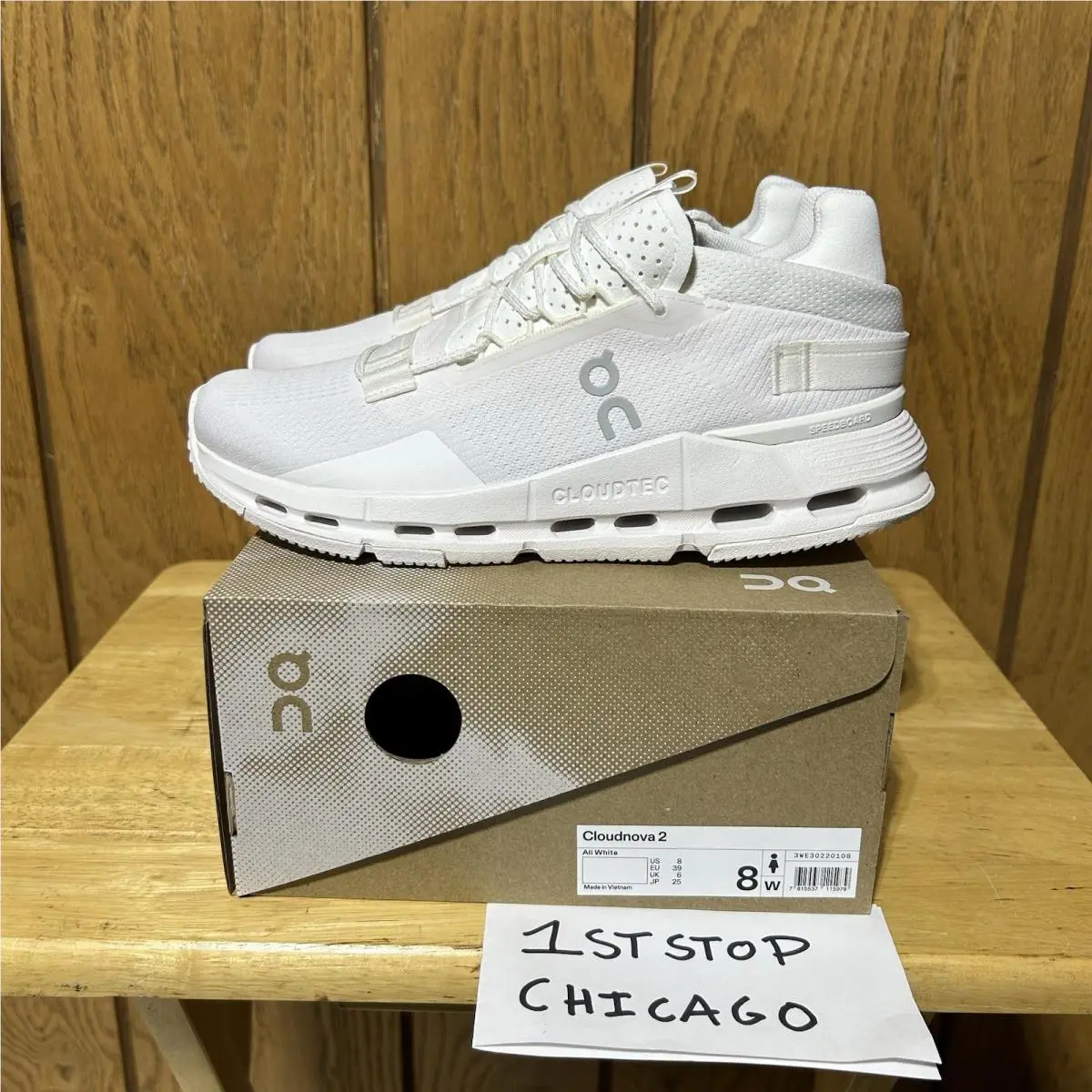 On-Running shoes - On Cloudnova 2 - Cloudnova - 3WE30220108 - All White 4