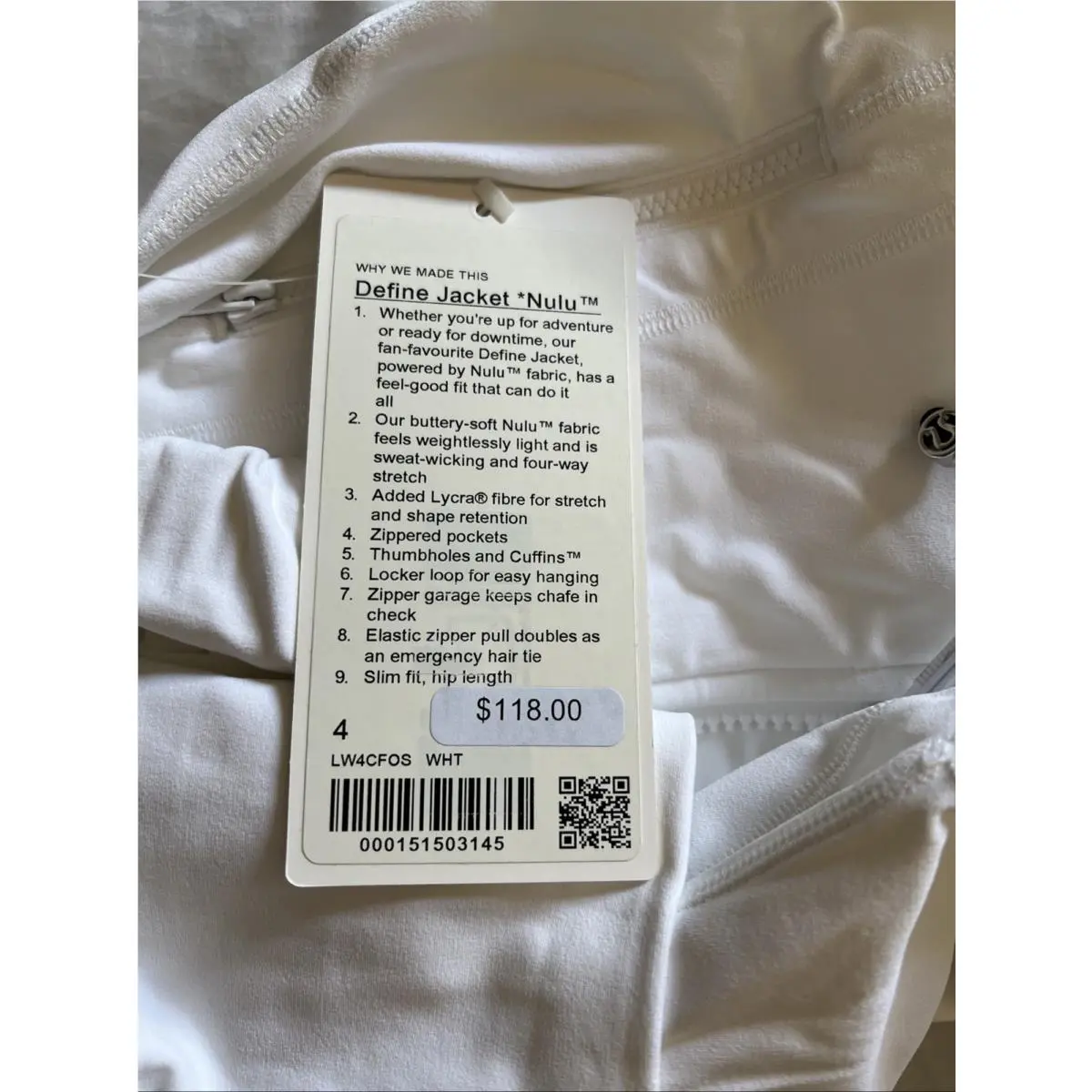 Lululemon clothing - White 2