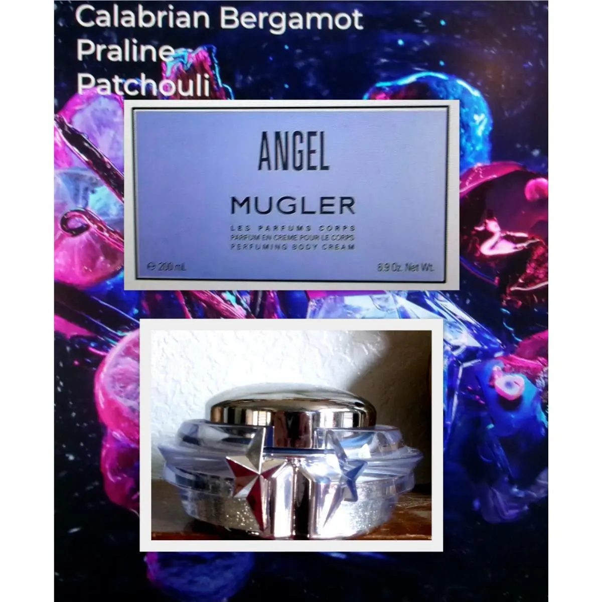 Mugler Thierry Mugle Angel 6.9oz-200ml Perfuming Body Cream-new-boxed-fresh-authentic