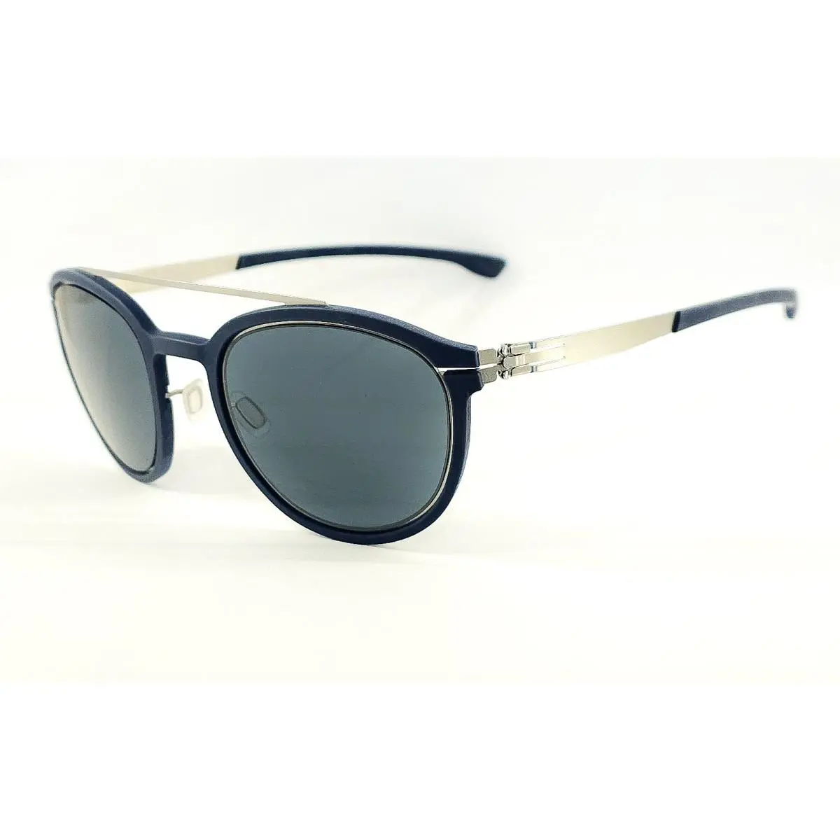 ic Berlin No-comply Sunglasses Col. Navy Blue-pearl/blue Lenses 50