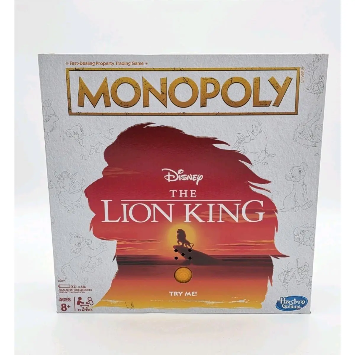 Monopoly Game Disney The Lion King Edition