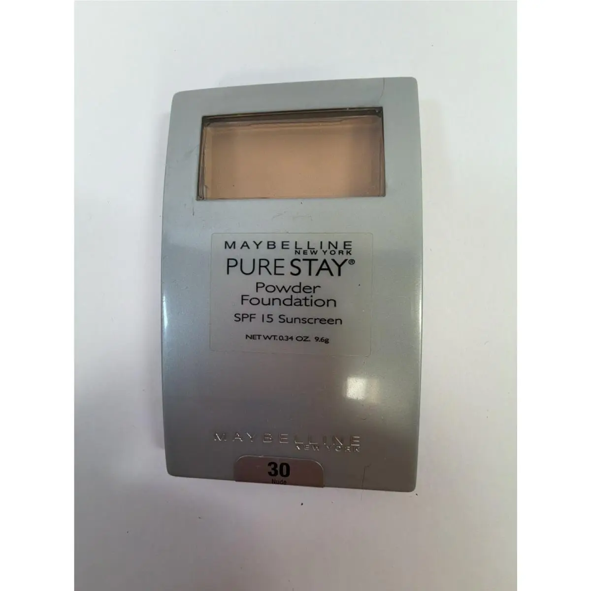 Maybelline Pure Stay Powder Foundation Spf 15 Sunscreen Shade 30