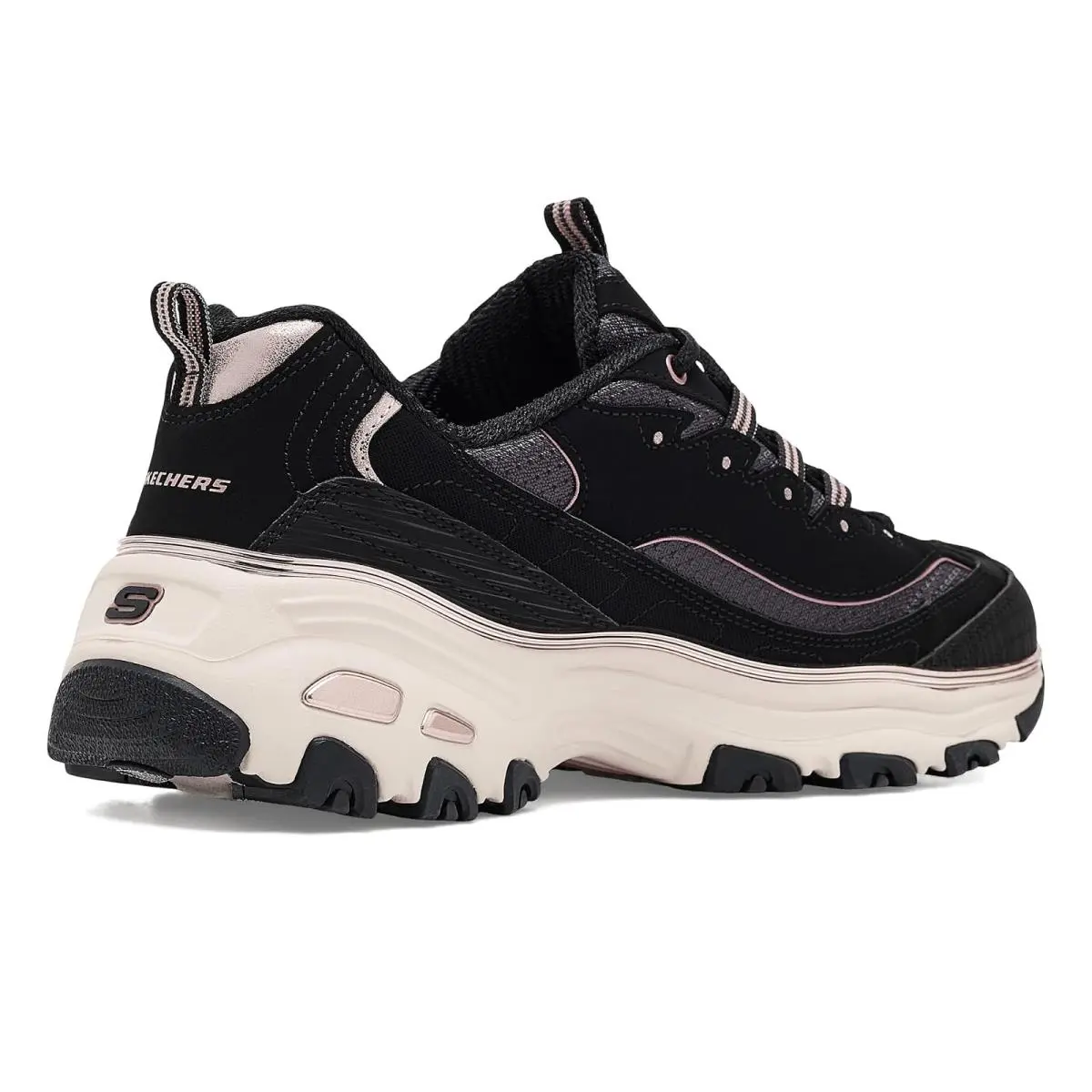 Skechers shoes - Black Rose Gold 1