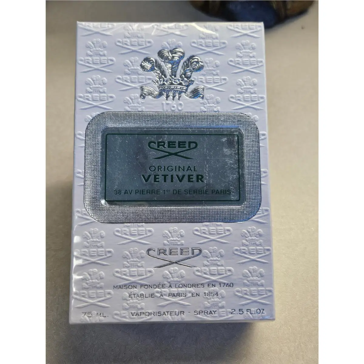 Creed Vetiver 2.5 oz Eau de Parfum Spray Old Formula 2018 Batch