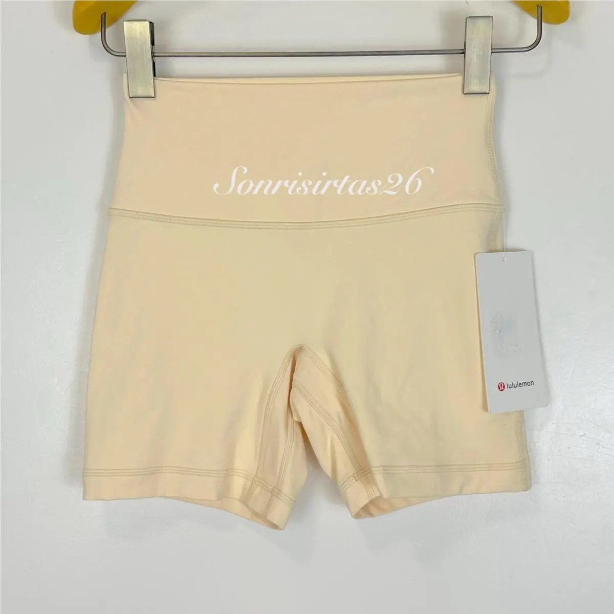 Lululemon Align No Line Short 6 Butter Cream Size 6 Nulu Pilates Princess Yoga