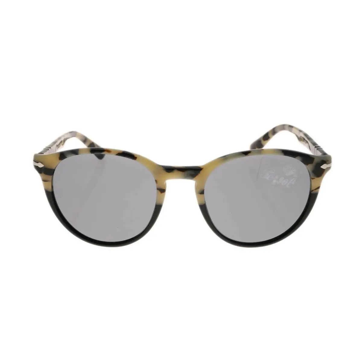 181259 Mens Casual Round Sunglasses Tortoise/gray Size 52-20-145 by Persol