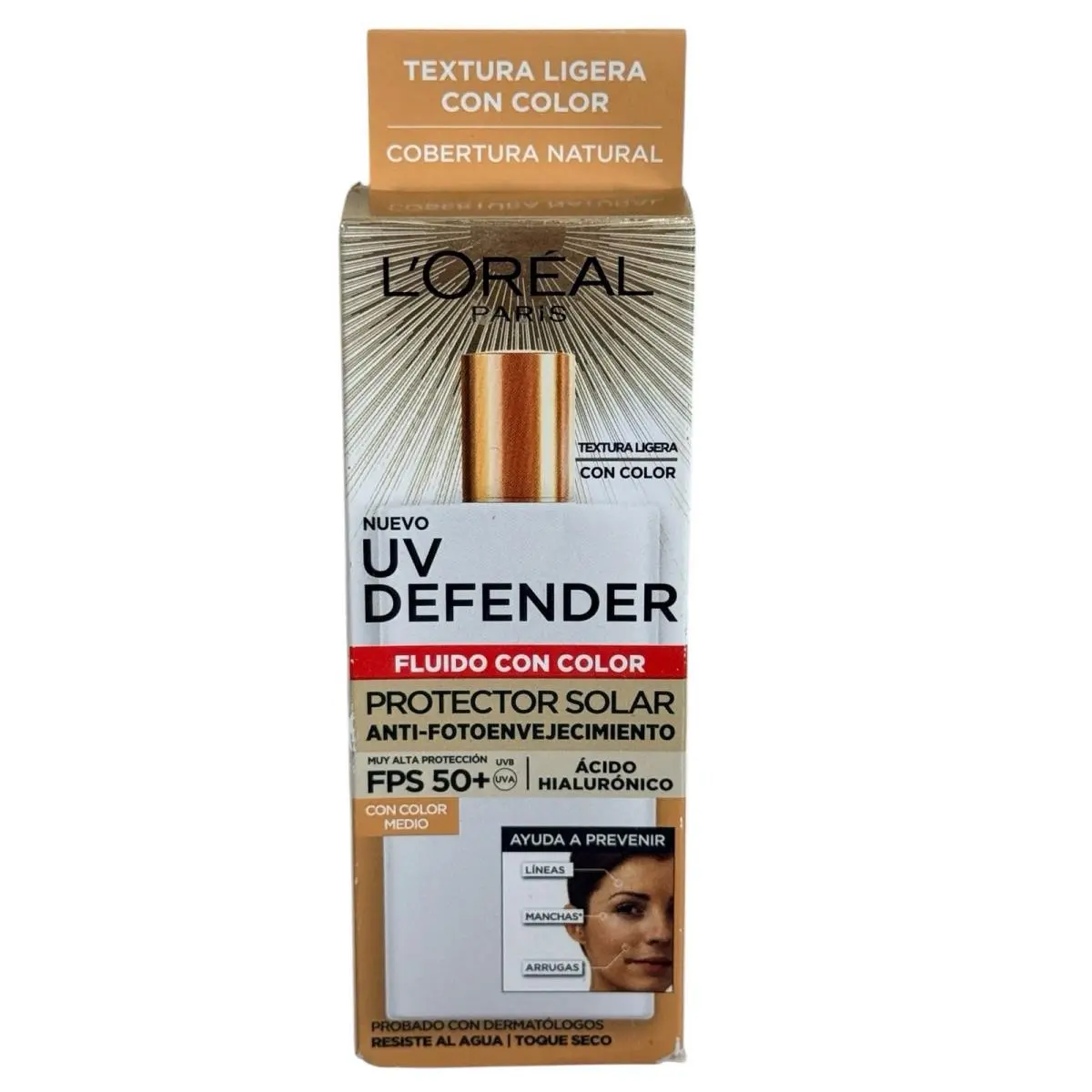 L`oréal UV Defender Medium Tinted Spf 50 Expires 2027 by L'Oréal
