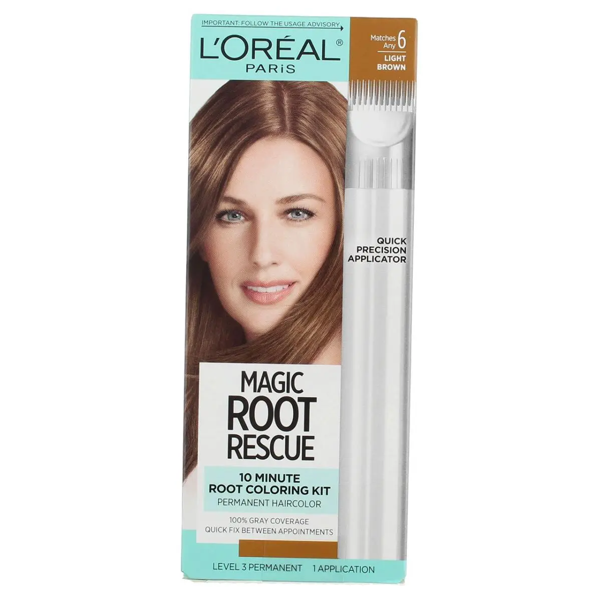 5 Pack L`oreal Paris Magic Root Rescue Permanent Hair Color Light Brown 6 - Light Brown