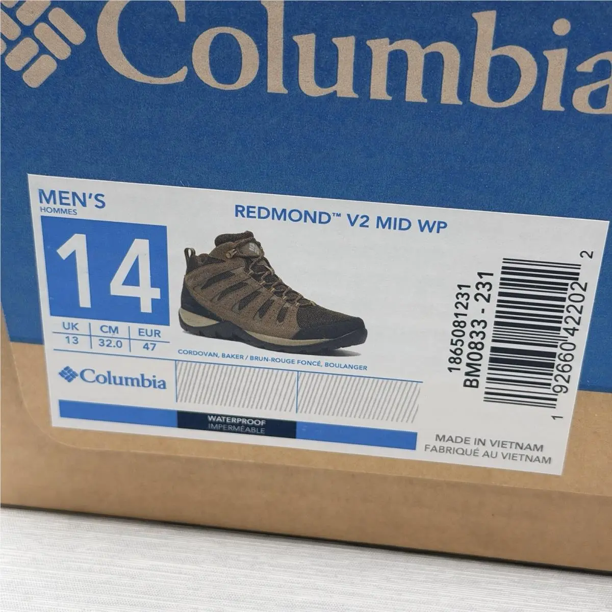 Columbia shoes - Columbia Redmond V2 - Redmond - BM0833 - Brown 4