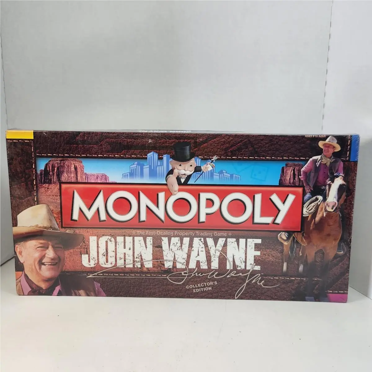 Monopoly John Wayne Collector’s Edition Board Game Old Stock Duke