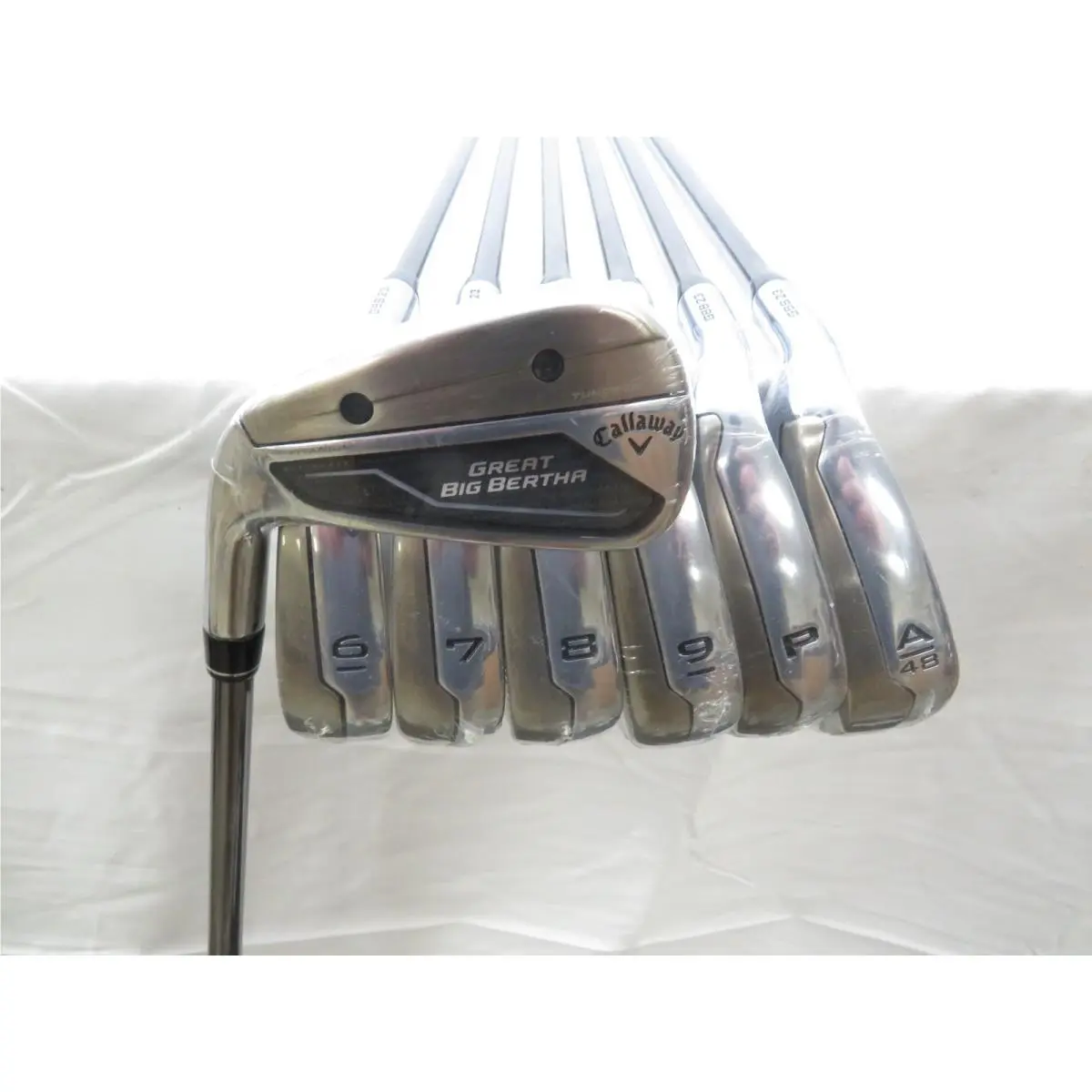 LH Callaway Great Big Bertha 2023 Iron Set 5-PW AW Helium 60g Regular Flex