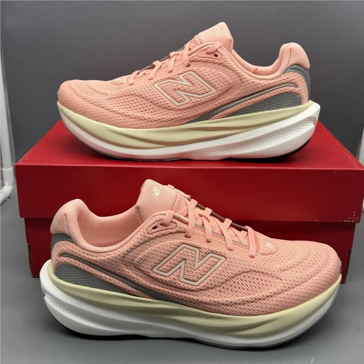 New Balance 1080 v15 Women’s 8 B Running Training Gym Shoes ‘pink Beige’
