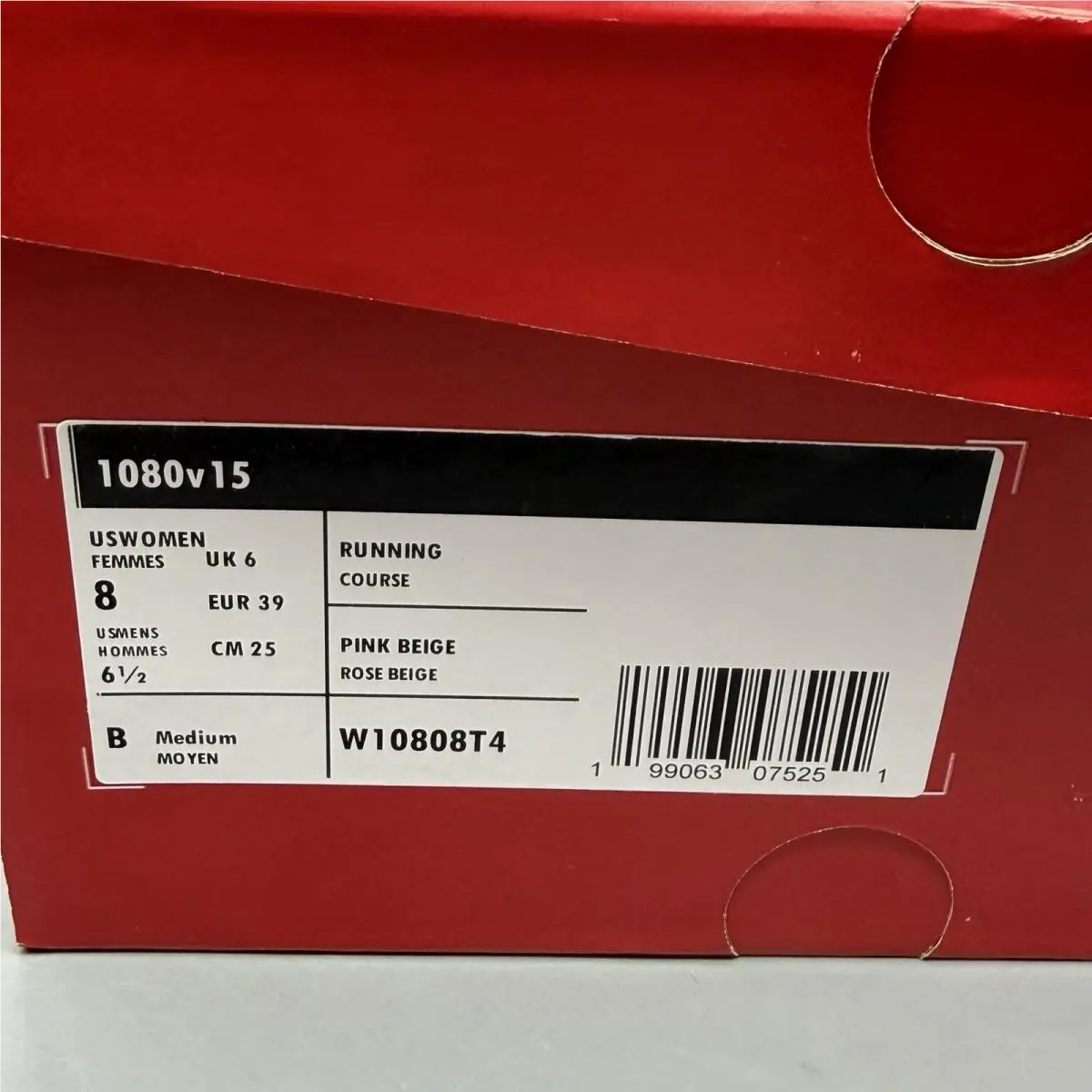 New Balance shoes - New Balance 1080v15 - W10808T4 - Pink (UPC: 0199063075251) 12
