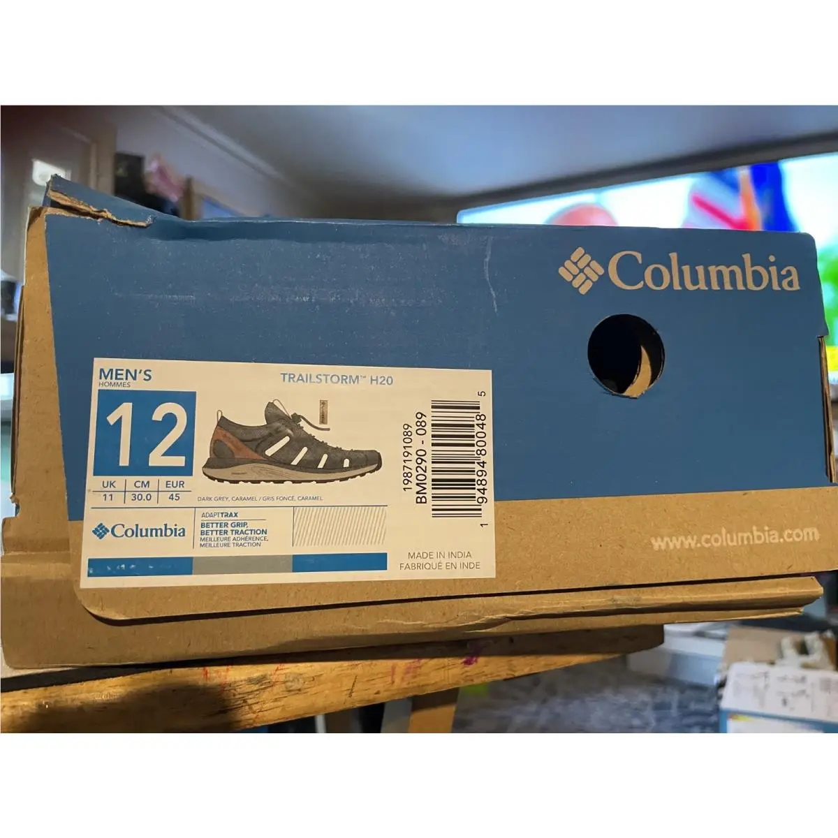 Columbia shoes - Trailstorm H2O - Trailstorm - Gray 4