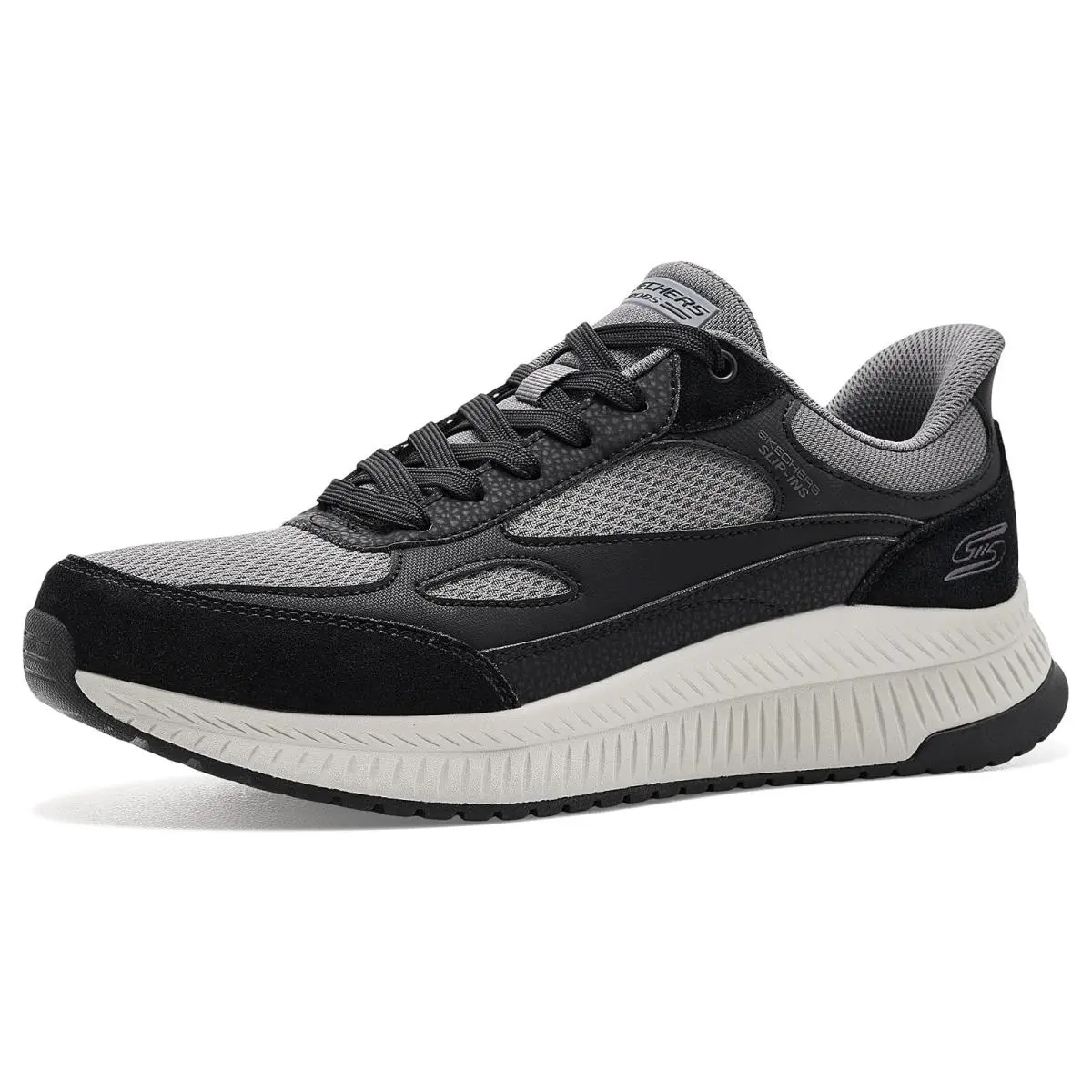 Man`s Shoes Bobs From Skechers Bobs Squad 4 - Core Look Hands-free Slip-ins