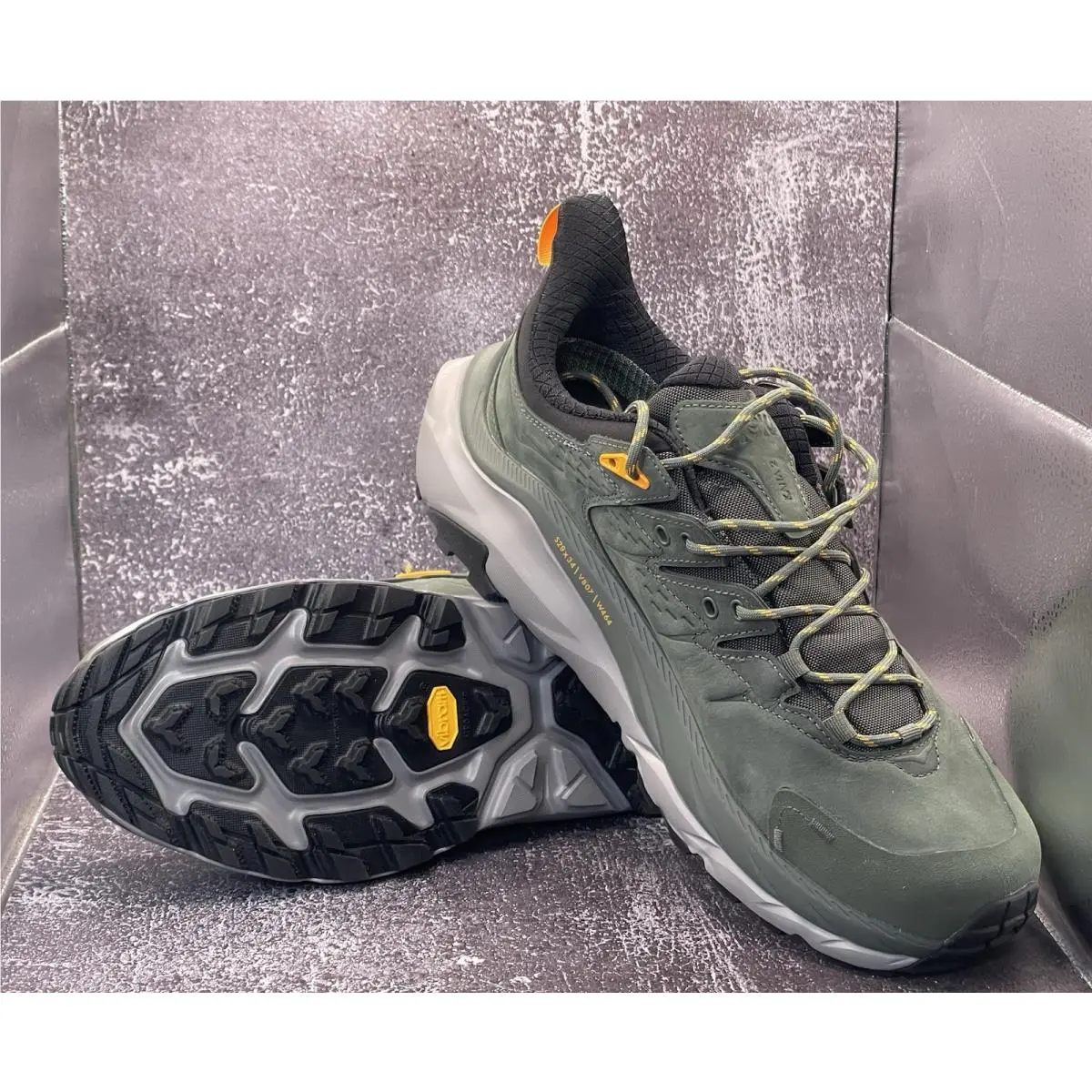 Hoka shoes - Hoka One One Kaha 2 Low GTX - 1123190 - Thyme/Radiant Yellow 4