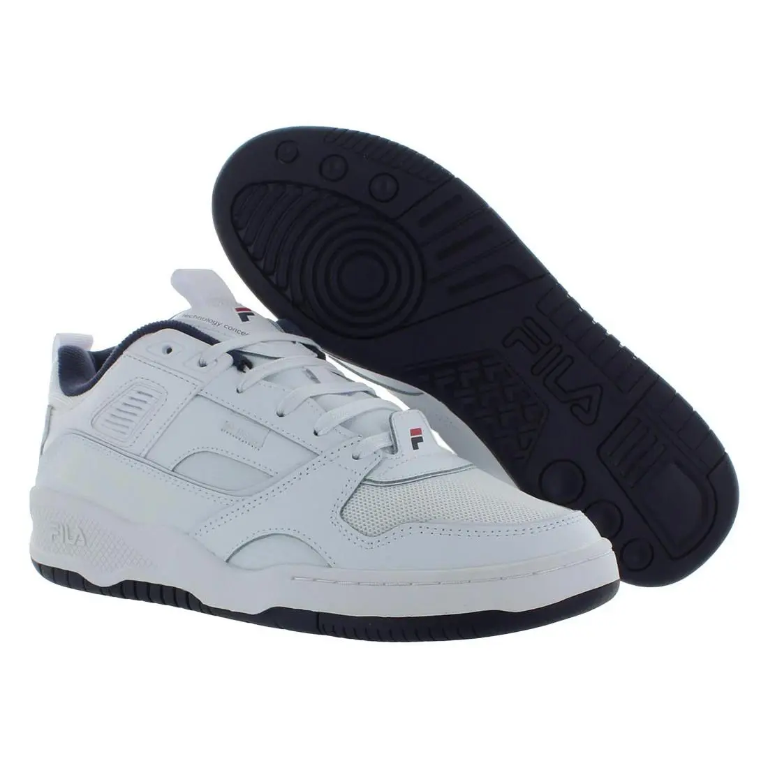 Fila Corda Mens Shoes Size 11.5 Color: White/navy/red