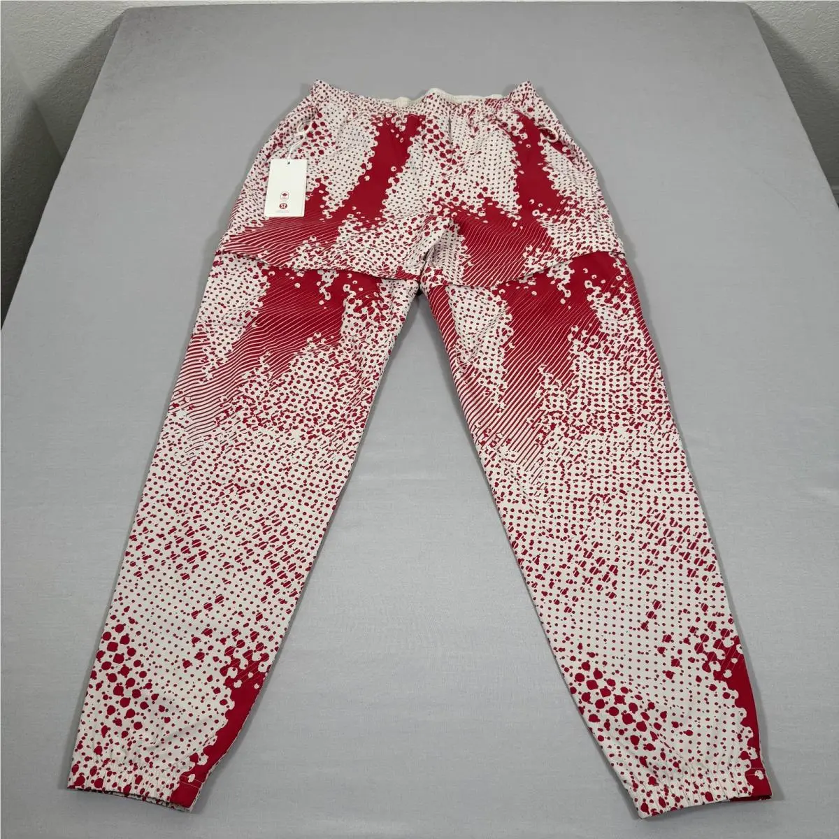 Lululemon Pants Mens Large Red Convertible Jogger Team Canada Elastic Waist Gym