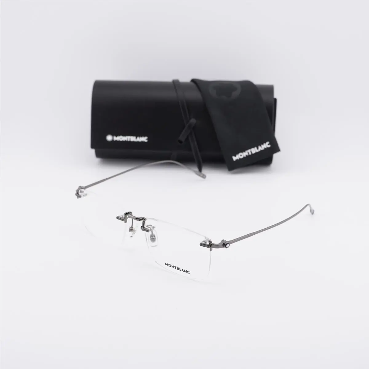 Montblanc MB0241O 003 Ruthenium 54mm Eyeglasses
