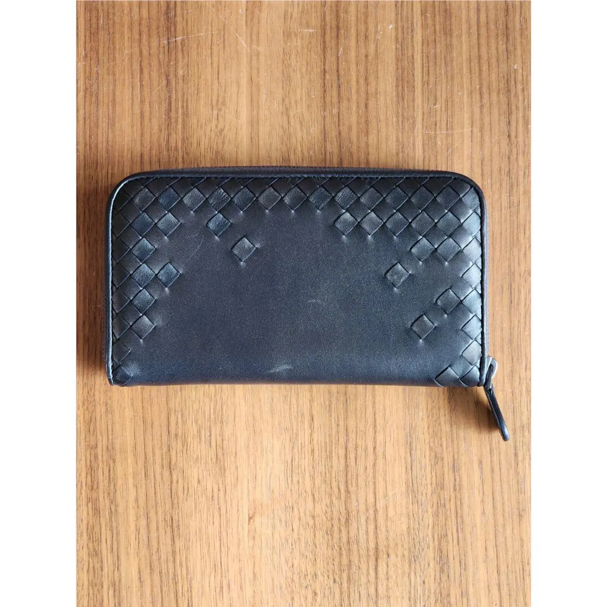 Bottega Veneta Intrecciato Women Leather Continental Zip Wallet