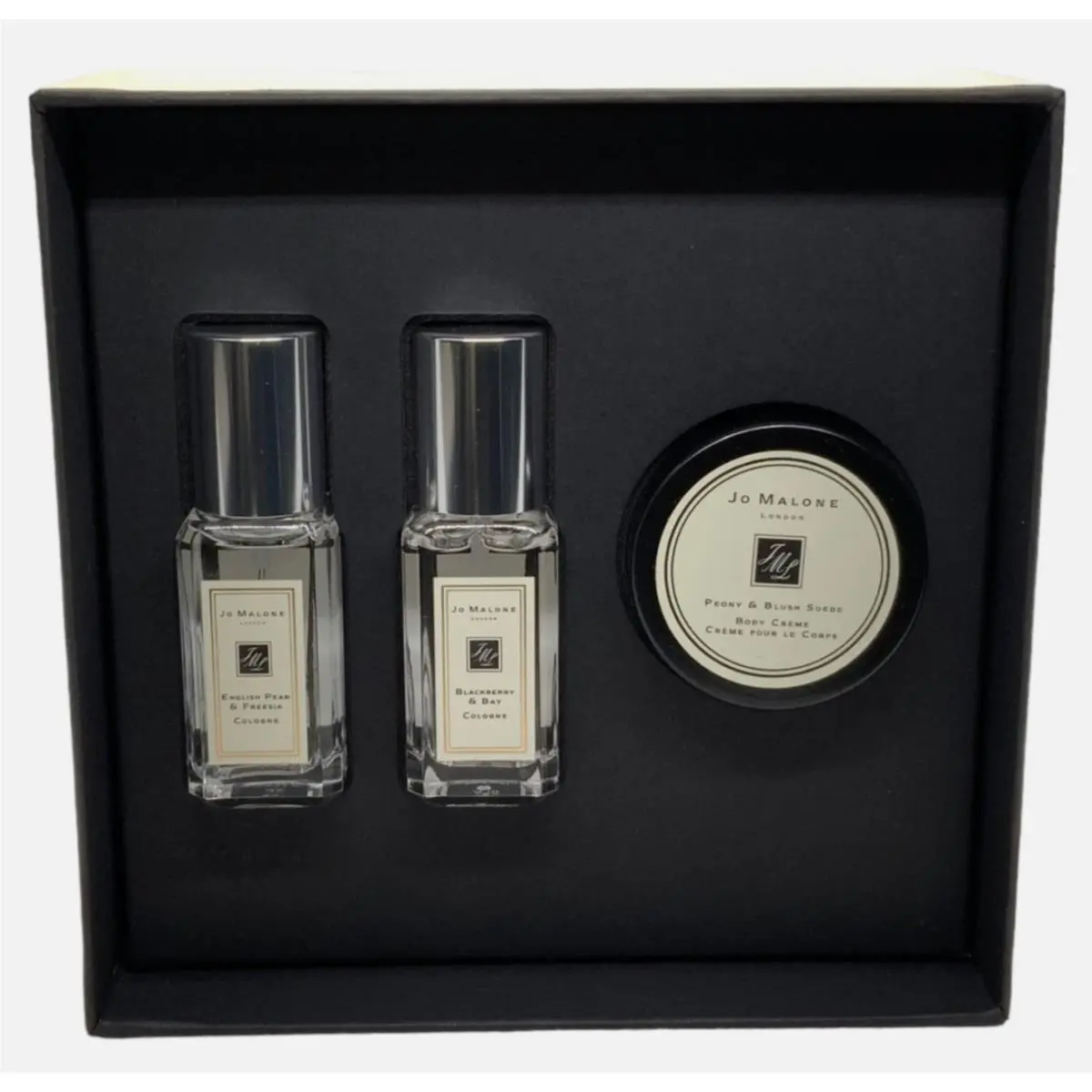 Jo Malone Gift Set Two Colognes Body Cream Travel Sizes