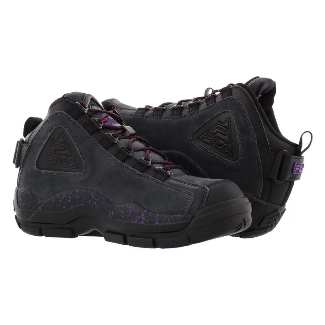 Fila shoes - Black/Purple, Main: Black (UPC: 791272314208) 2
