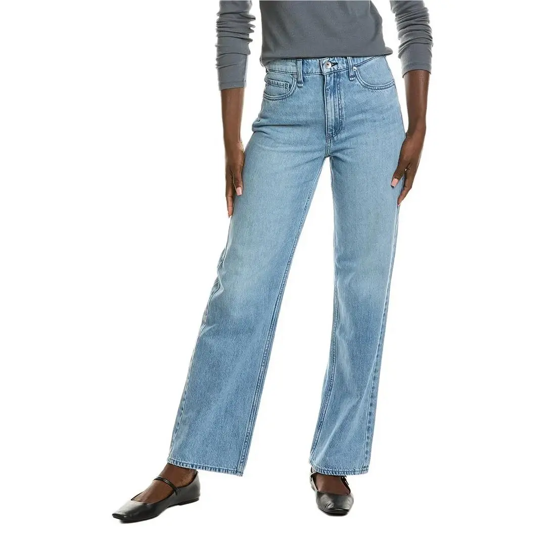 Rag Bone Shannon High-rise Wakefield Straight Full Length Jeans 29