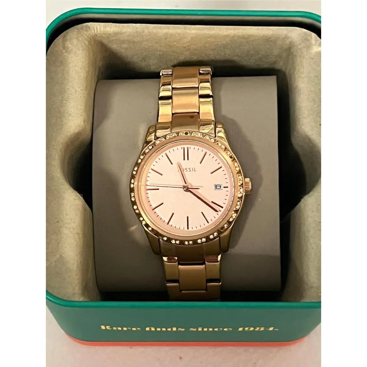 Fossil BQ3374 Women`s Adalyn Quartz Stainless Steel Dress Watch