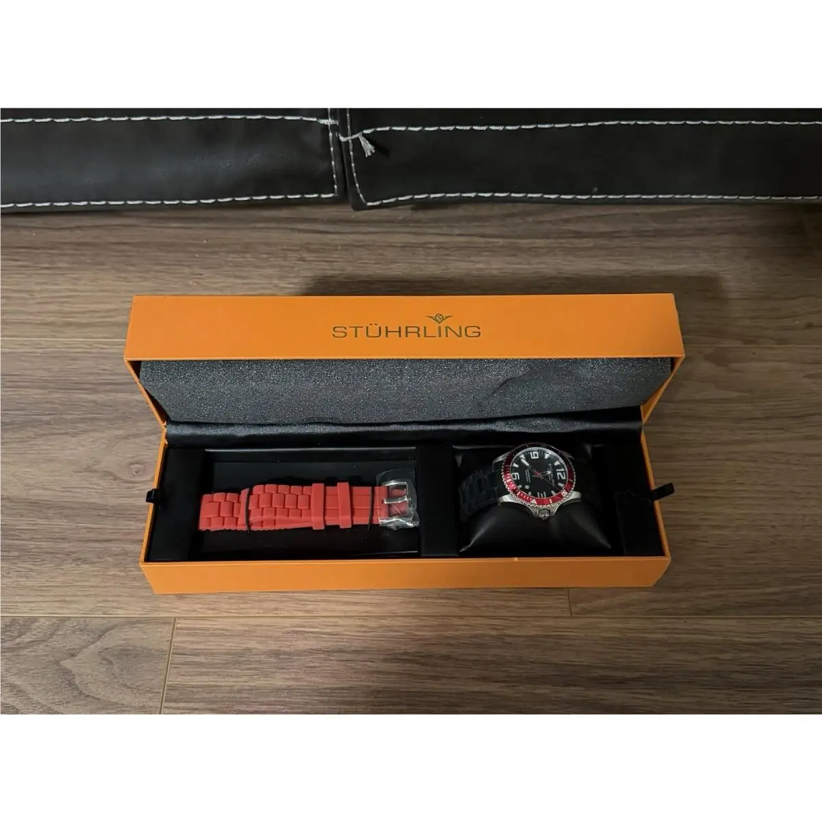 Stuhrling Regatta Champion Sport 395R Quartz 44mm Diver Watch • by Stührling