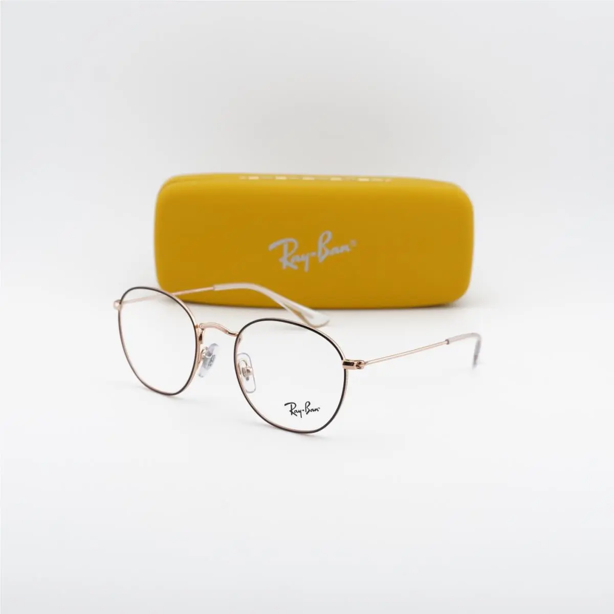 Ray Ban RY9572V 4087 Brown On Rose Gold 48mm Eyeglasses