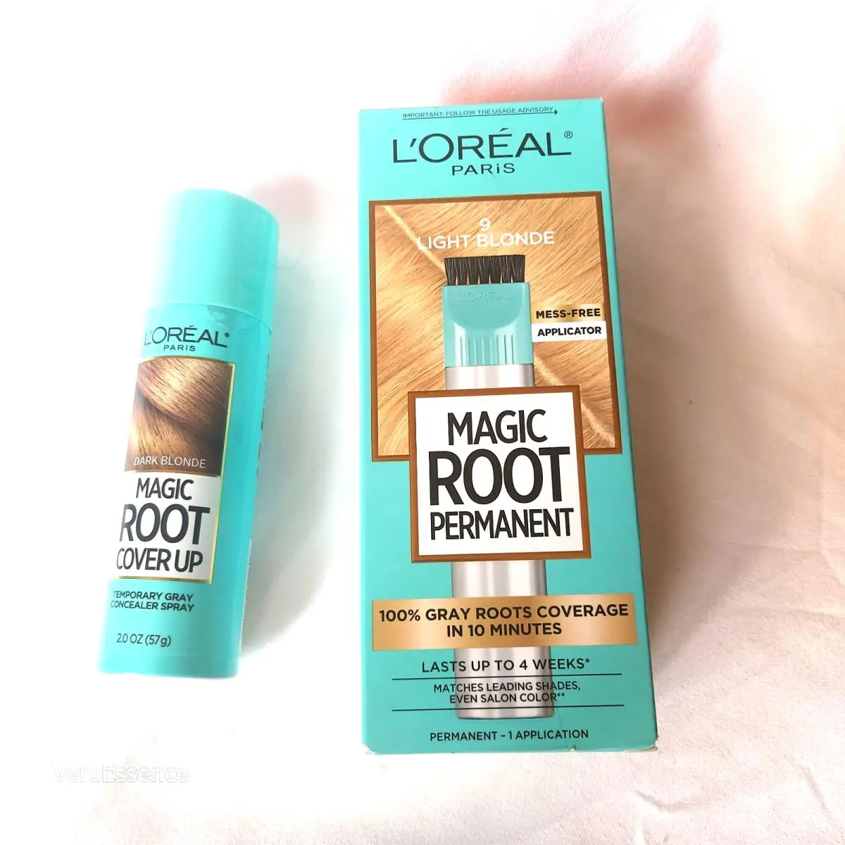 L`oreal Paris Magic Root Rescue Permanent Hair Color 9 Light Blonde Cover up sp by L'Oréal