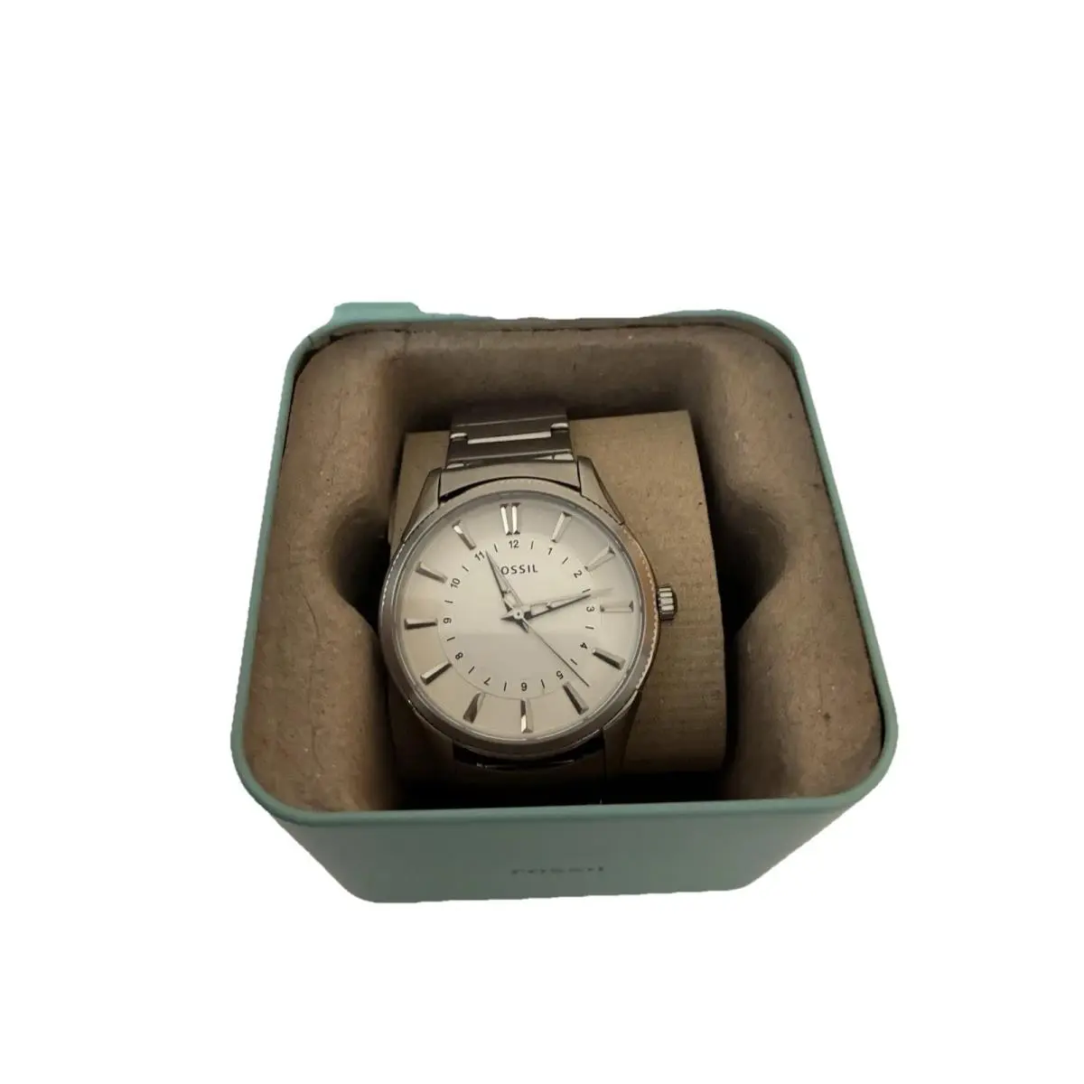 Fossil Classic Quarts Men`s Watch PR5369 Fullstainless Steel with Box
