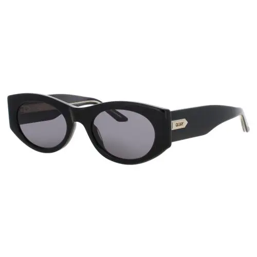 Quay SO WHAT-77096 Sunglasses Sun Glasses Blk/smk Black 53mm by QUAY