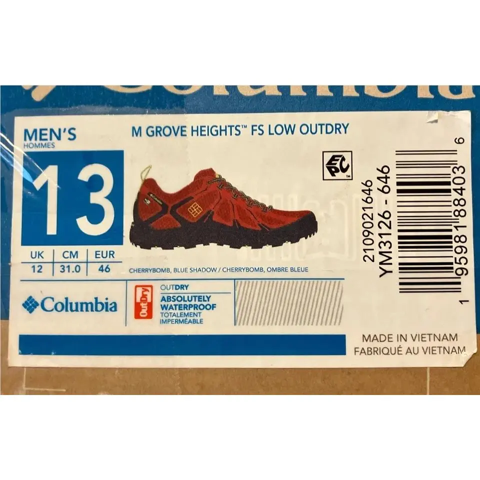 Columbia shoes - Columbia Grove Heights - Grove Heights - YM126-646 - cherrybone 4