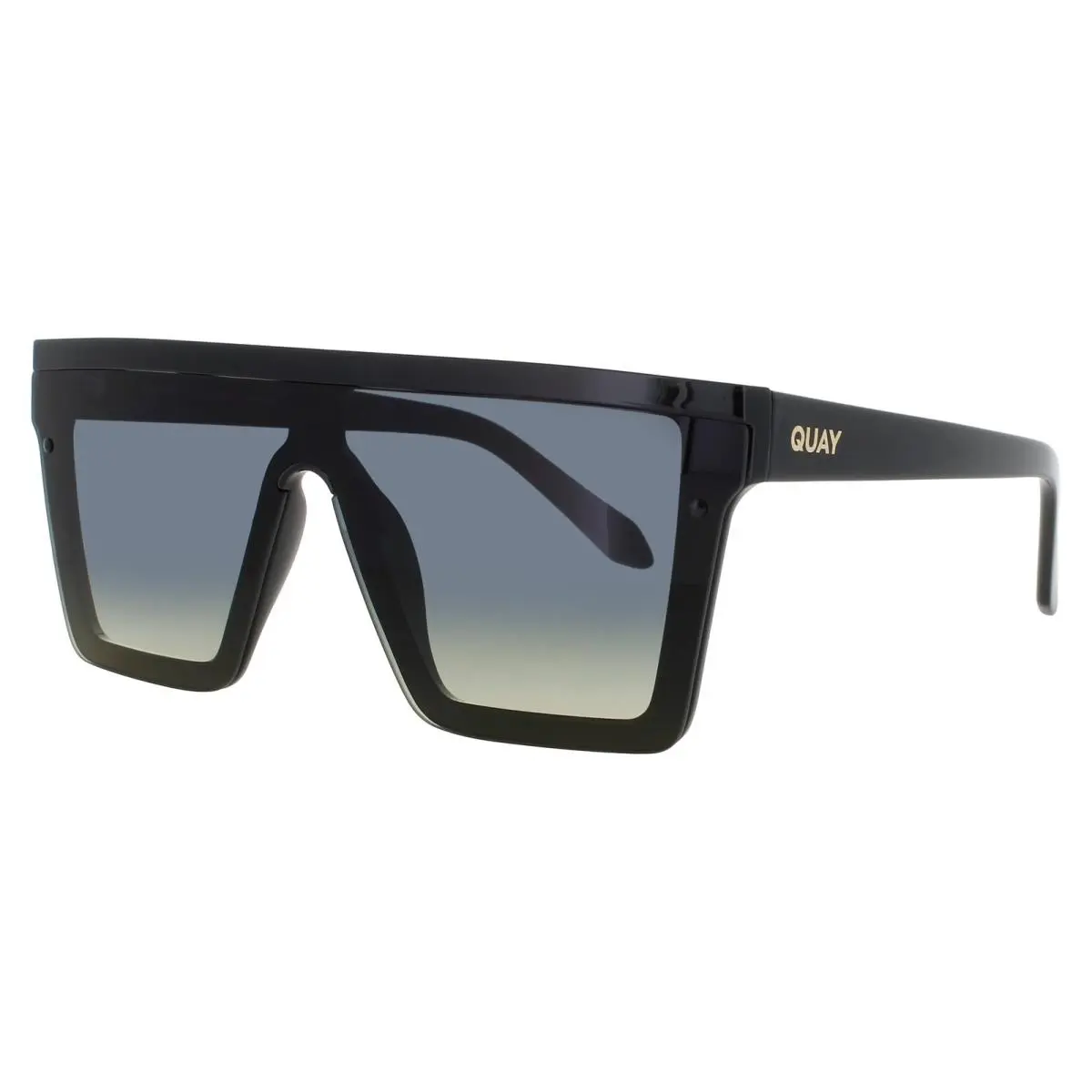 Quay HINDSIGHT-53886 Sunglasses Sun Glasses Blk/smkgrn Black 56mm