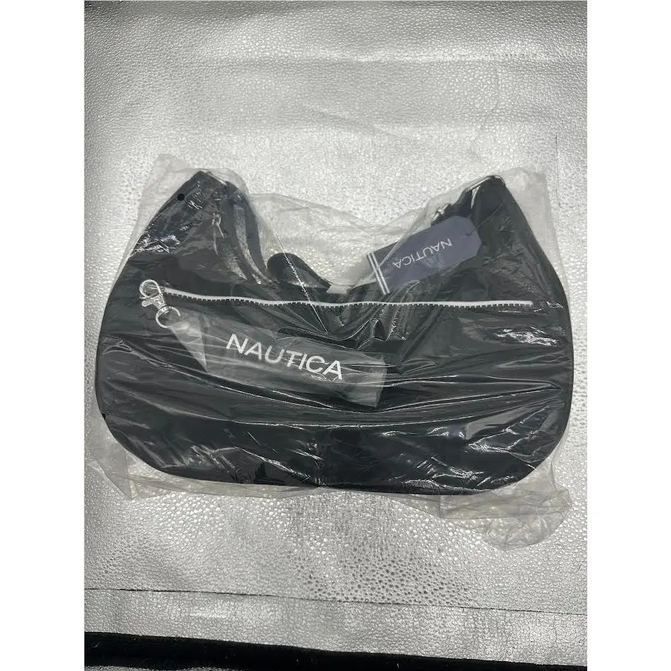 Hobo Syle Black Nylon Purse by Nautica