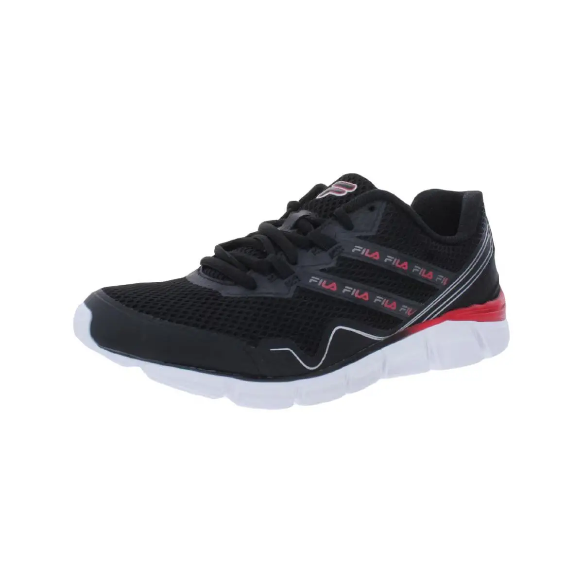 Fila Memory Vernato 8 Memory Foam Men`s Size 9 Black Sneakers