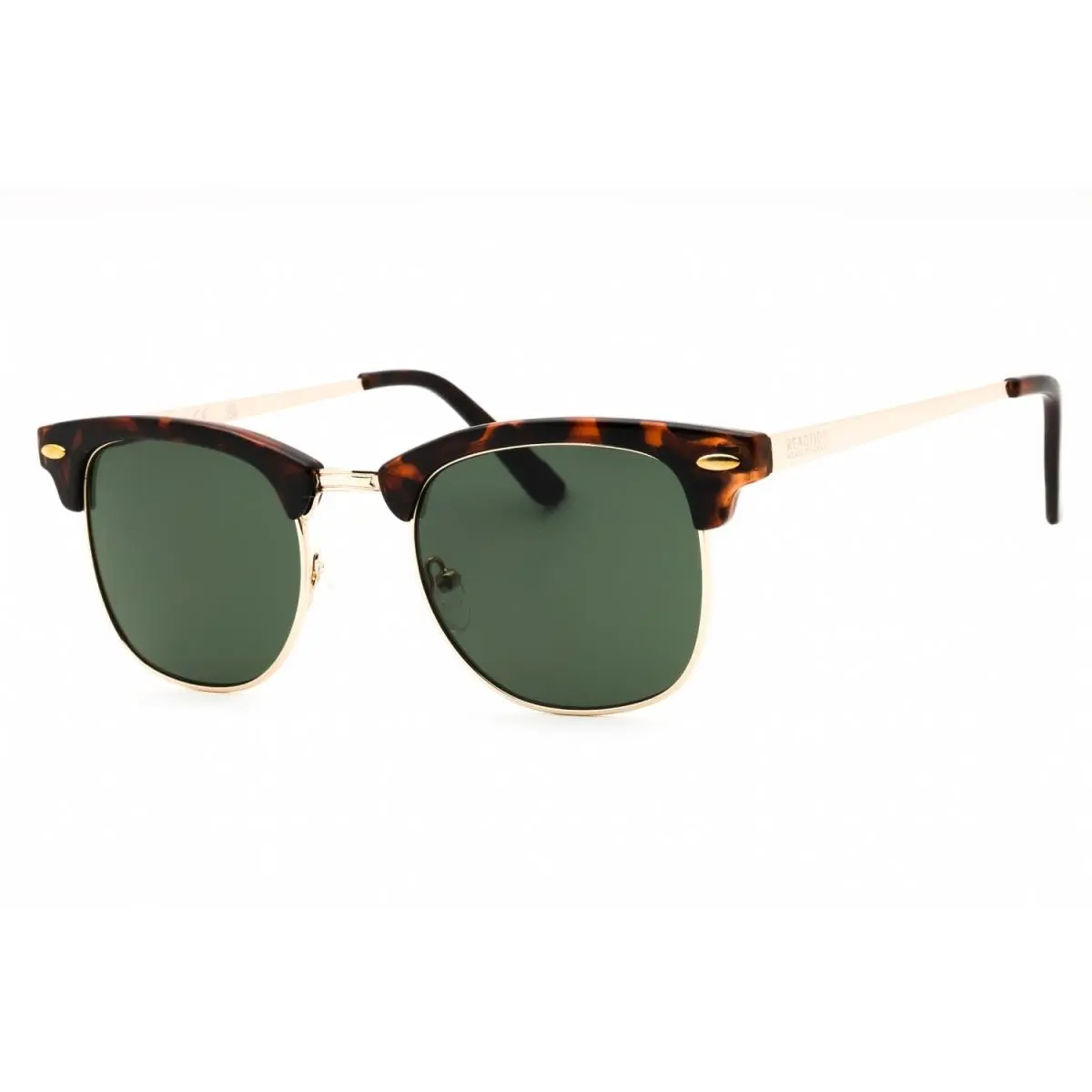 Kenneth Cole Reaction KC1330 52N Square Dark Havana-gold/green Sunglasses Frame