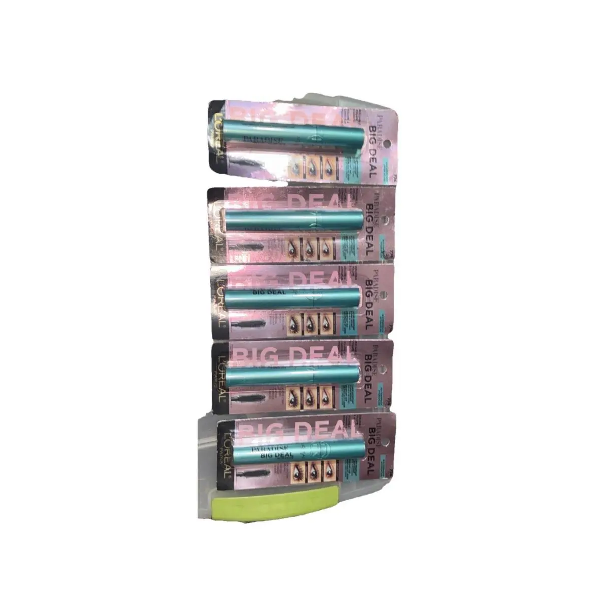 L`oreal Paris Paradise Big Deal Waterproof Mascara Volumizing -774 Black- 5 Pack