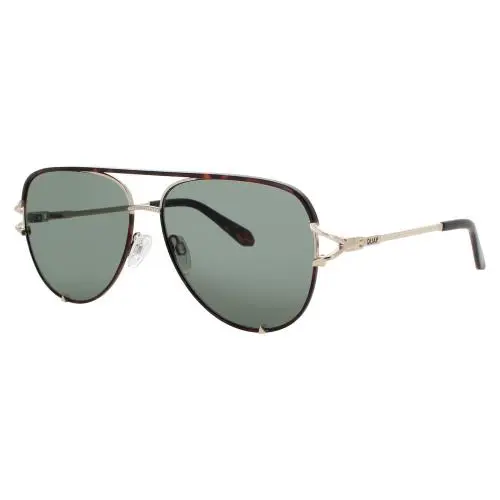 Quay High Key TWIST-79960 Sunglasses Sun Glasses Dtrt/grn Dark 60m