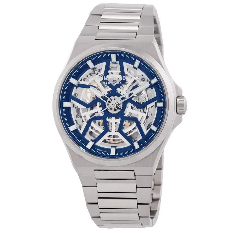 Men`s Blue Skeleton Automatic Watch - KCWGY0065301 by Kenneth Cole
