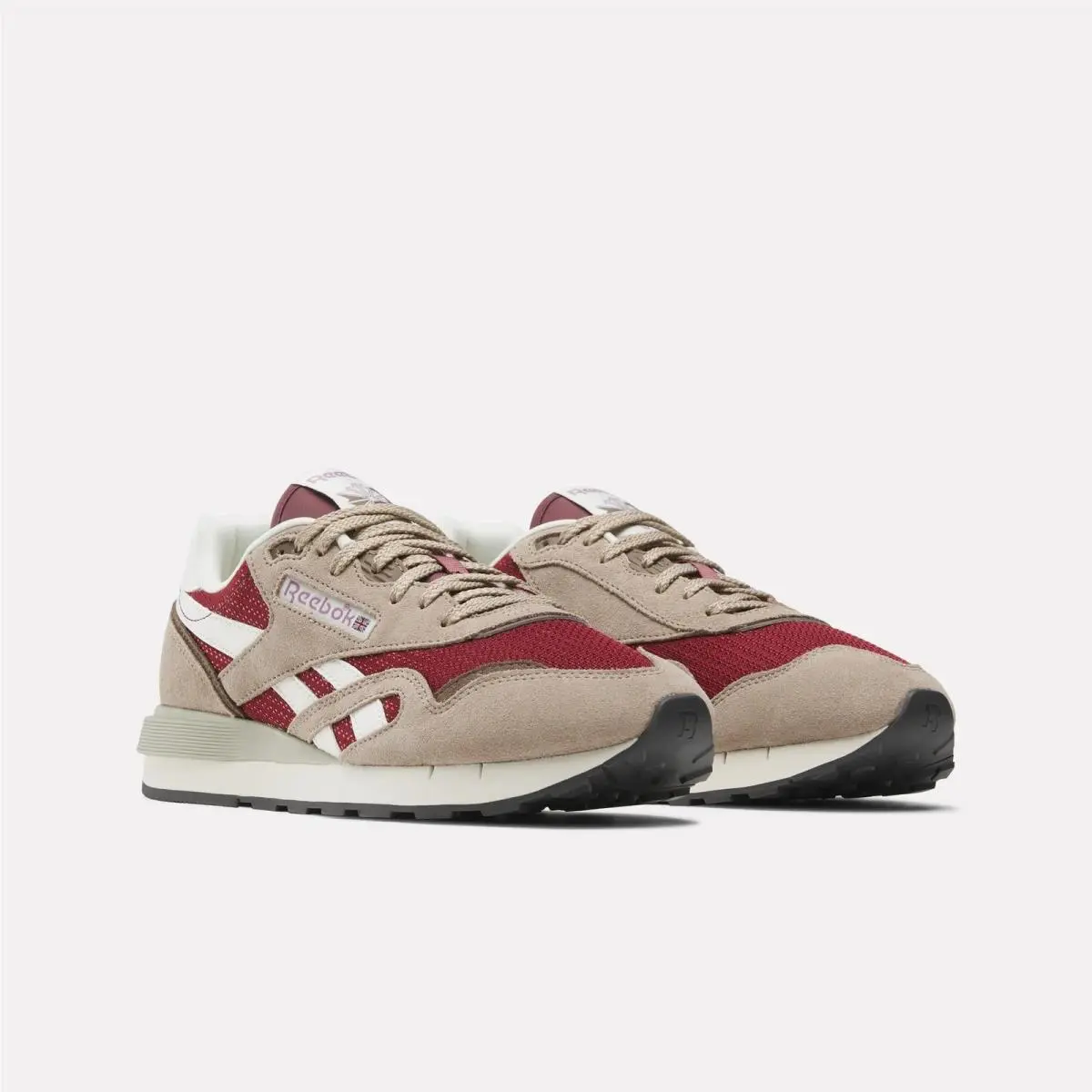 Reebok shoes - Grainy Grey/Blackberry/Chalk 7