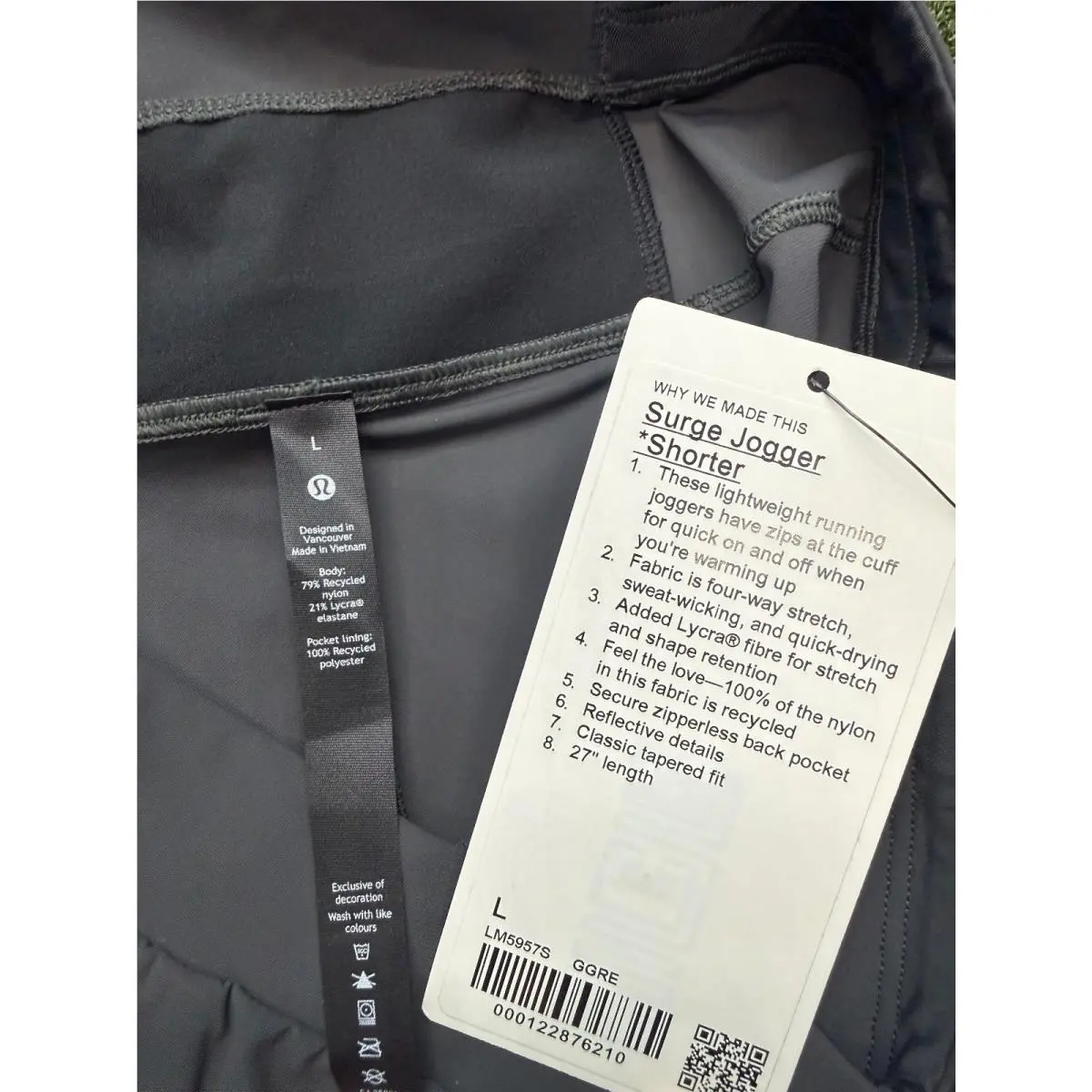Lululemon clothing - Lululemon Surge - Surge - Gray 4