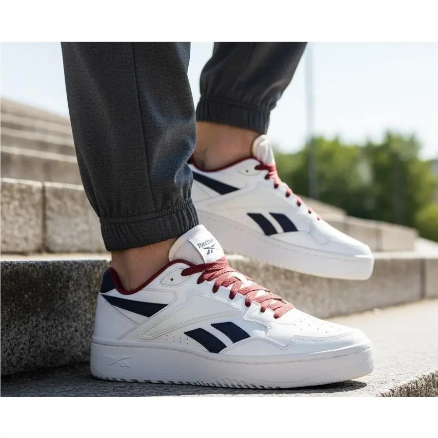 Reebok Retro Athletic Sneakers Classic Casual Shoes Mens White Size 11.5