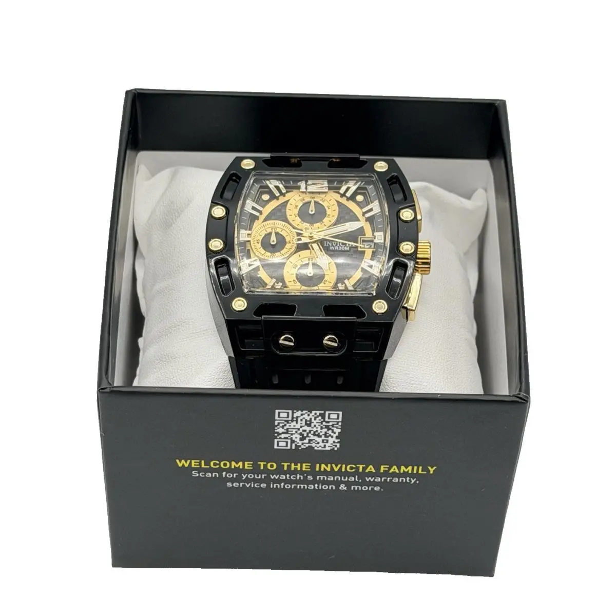 Invicta S1 Rally Allogrip Men’s Black Silicone Watch 42mm 70148